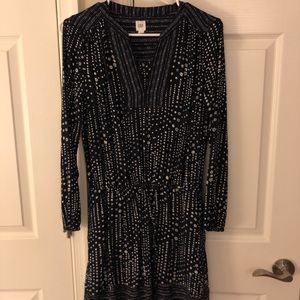 COPY - Black and white print dress from Gap